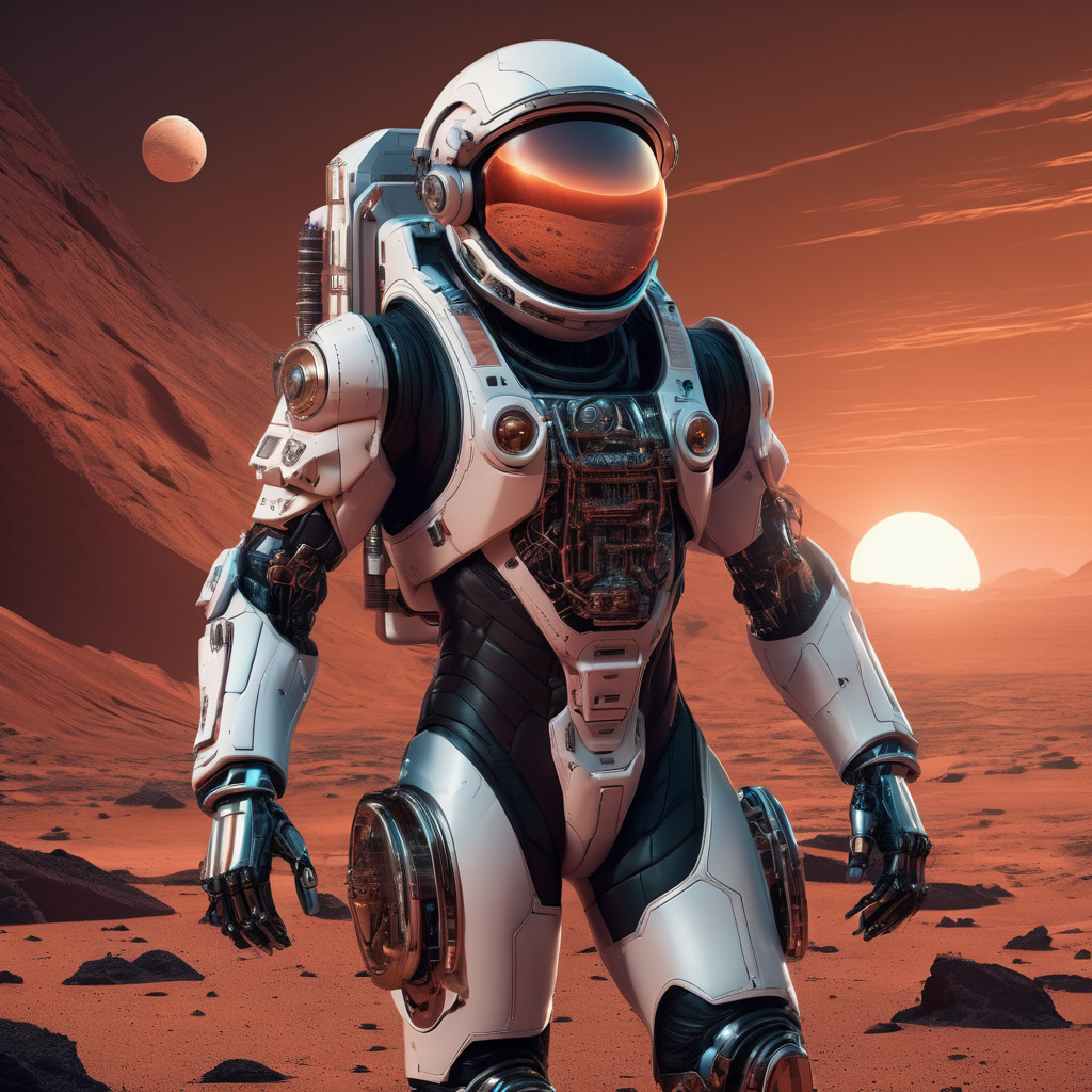 Astronaut on mars